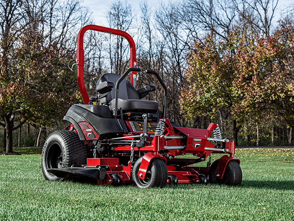 Ferris zero turn mower in grass